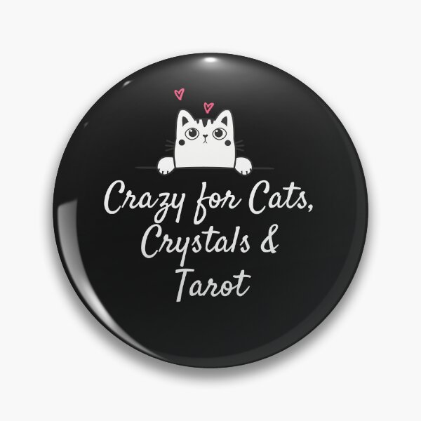 Item preview, Crazy for Cats and Crystals designed and sold by Mocality.