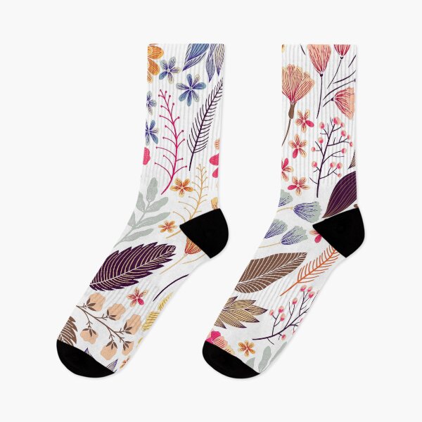 Item preview, Colorful retro flowers pattern designed and sold by GoDesign1.