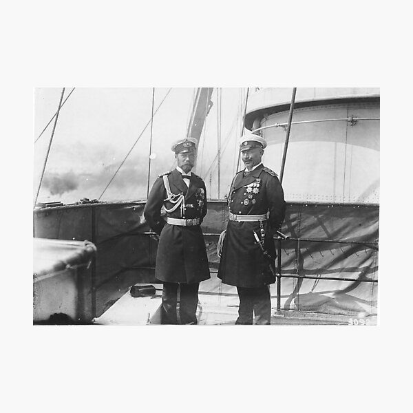 Item preview, Tsar Nikolai II and Kaiser Wilhelm II designed and sold by HistoricalPlace.