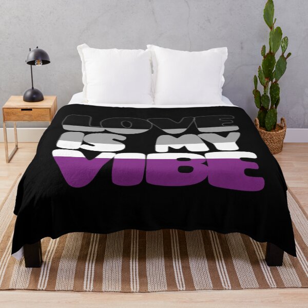 Item preview, Asexual Pride - Love Is My Vibe designed and sold by sheselectric808.
