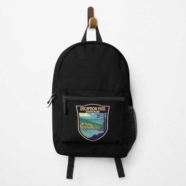 Item preview, Deception Pass State Park Bridge Washington Badge designed and sold by KrisSidDesigns.
