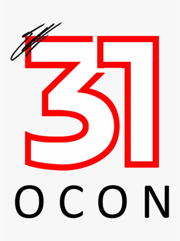 Esteban Ocon F1 signature graphic - Light| Perfect Gift