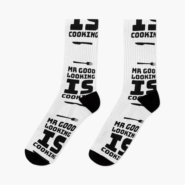 Item preview, APRONS - APRON - MR GOOD LOOKING IS COOKING - APRON FUNNY - COOL designed and sold by Tropical Blood.