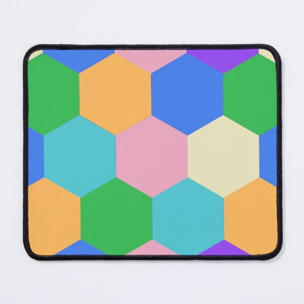 Item preview, Retro Vintage hexagon pattern designed and sold by BronikowskiART.