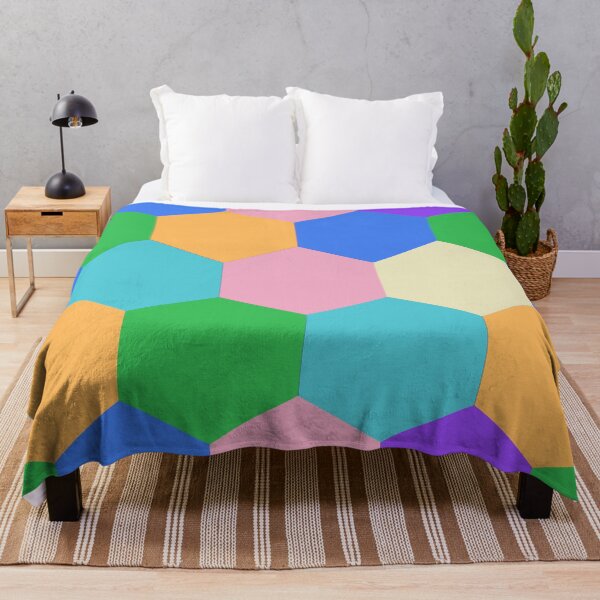 Item preview, Retro Vintage hexagon pattern designed and sold by BronikowskiART.