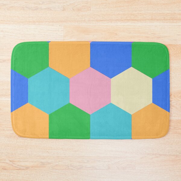 Item preview, Retro Vintage hexagon pattern  designed and sold by BronikowskiART.