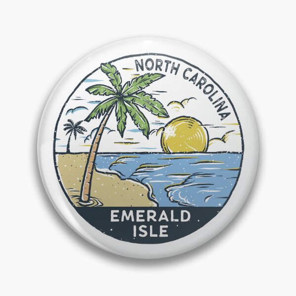 Item preview, Emerald Isle North Carolina Vintage designed and sold by KrisSidDesigns.