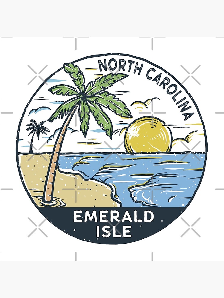 Emerald Isle North Carolina Vintage | Galeriedruck