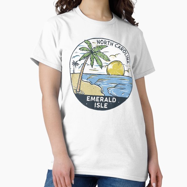 Item preview, Emerald Isle North Carolina Vintage designed and sold by KrisSidDesigns.