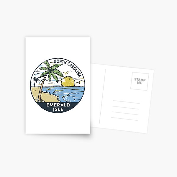 Item preview, Emerald Isle North Carolina Vintage designed and sold by KrisSidDesigns.