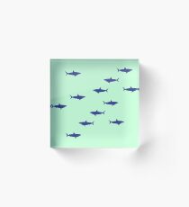 sharks Acrylic Block