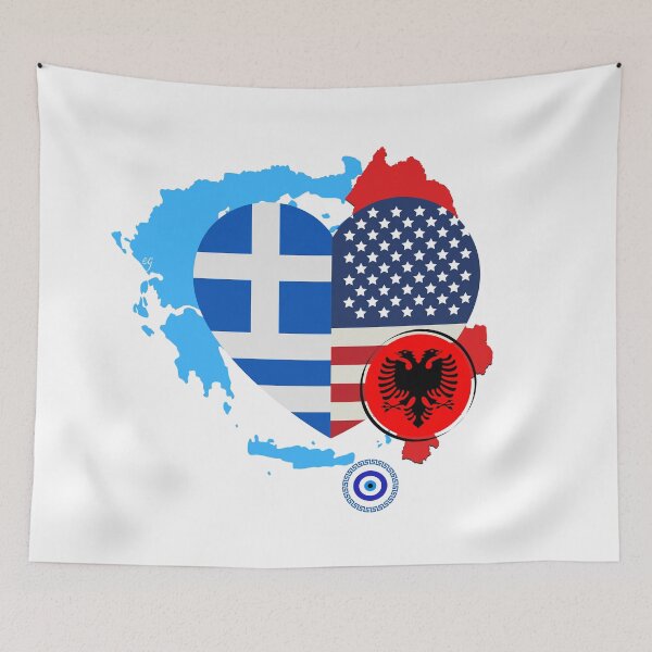 Item preview, GREECE USA ALBANIA designed and sold by E7enaki.