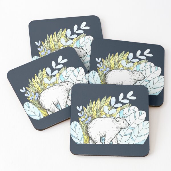 Item preview, Polar bear in the magic forest designed and sold by Between Clouds.