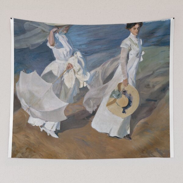 Item preview, Joaquin Sorolla Y Bastida - Strolling Along The Seashore (1909) designed and sold by artcenter.