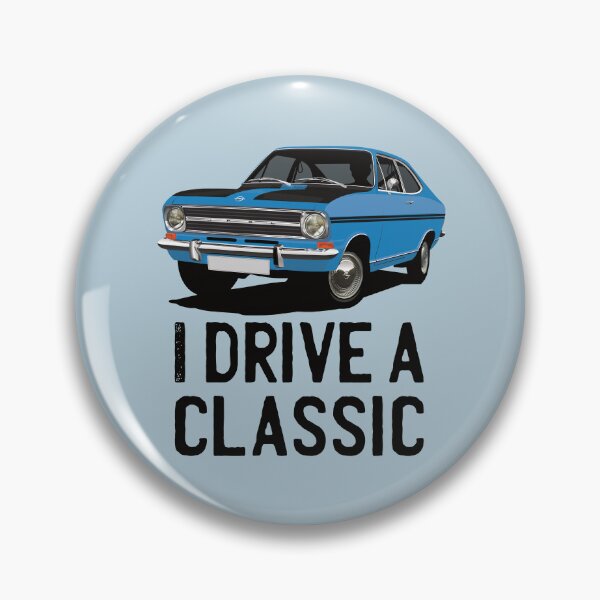 Item preview, I drive a classic - Kadett B Coupe Rallye - blue designed and sold by knappidesign.