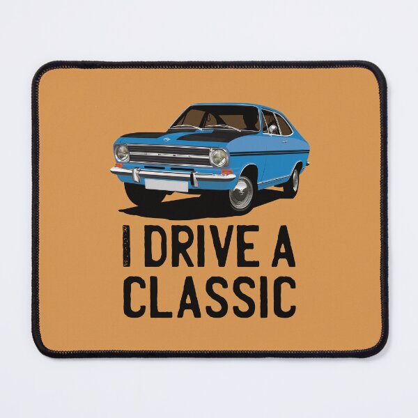 Item preview, I drive a classic - Kadett B Coupe Rallye - blue designed and sold by knappidesign.