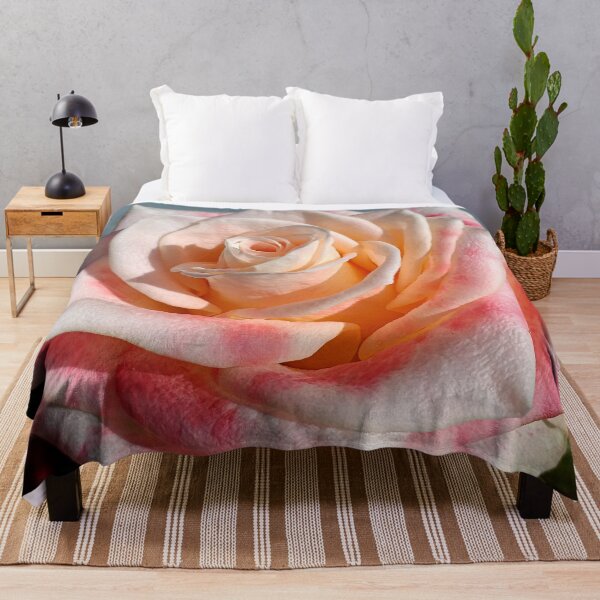 Item preview, Pink Mottled Rose Flower Closeup designed and sold by Anna Lemos.