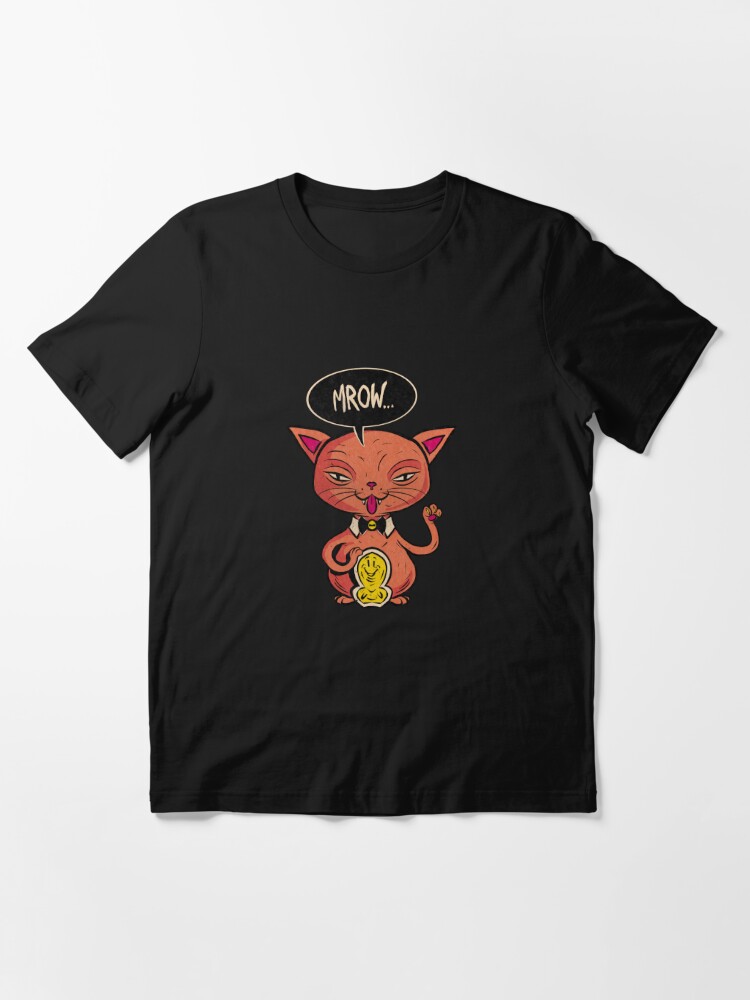 Essential T-Shirt, Get Lucky Cat  designed and sold by Rudy  Faber