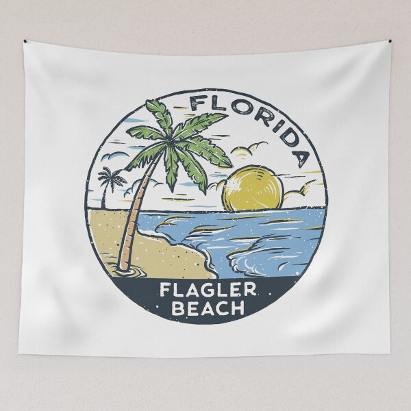 Item preview, Flagler Beach Florida Vintage designed and sold by KrisSidDesigns.