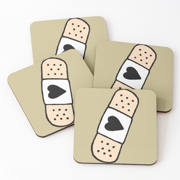 Item preview, heart plaster designed and sold by ima-ozi.