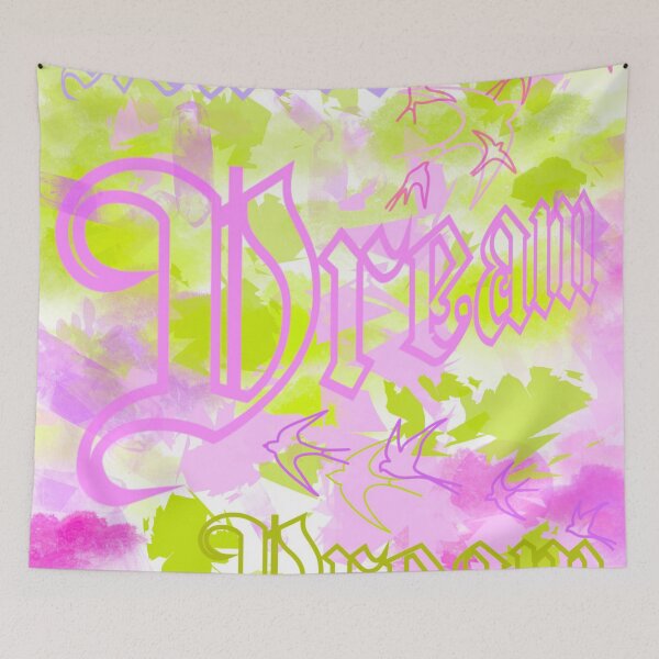 Item preview, Dream abstract calligraphy  pattern designed and sold by weilertsen.