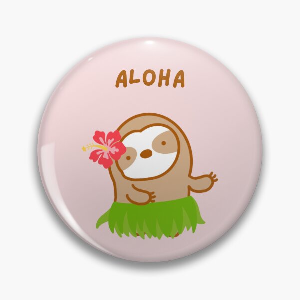 Item preview, Aloha Hawaiian Hula Dancer Sloth  designed and sold by theslothinme.
