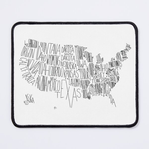 Item preview, US outline- Name of states designed and sold by KTdoodle.