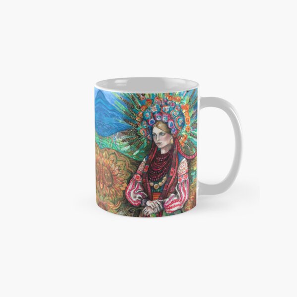 Ukrainian Flower Crown Classic Mug