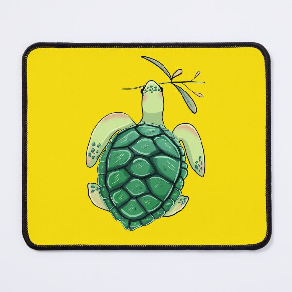 Item preview, Cute Green sea turtle with simple flower  designed and sold by Hallaaa.