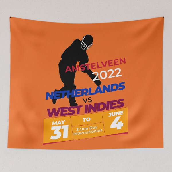 Item preview, Netherlands v West Indies Cricket One Day Internationals Amstelveen 2022 designed and sold by MimsTees.