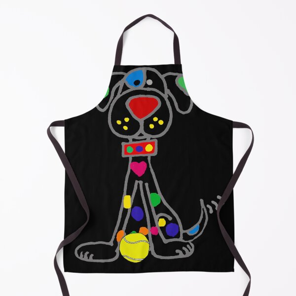 Item preview, Funny Black Dog with Tennis Ball designed and sold by Nature's Fancy.