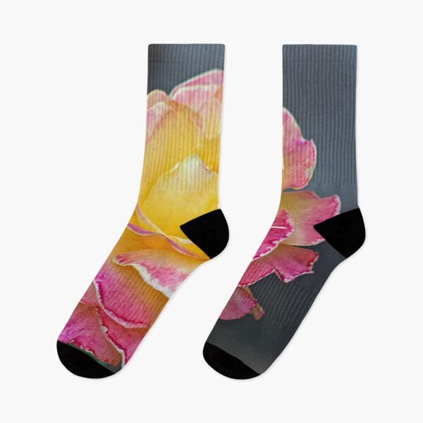 Item preview, Beautiful Speckled Pink Yellow Rose Macro designed and sold by Anna Lemos.