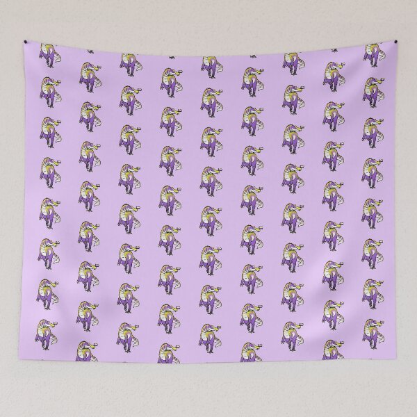 Item preview, NON-BINARYonyx Prideosaur - Pride Month Non-Binary Flag Dinosaur designed and sold by saradrawspaleo.