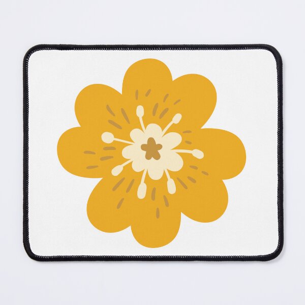 Item preview, Yellow floral design designed and sold by KBMeyer.