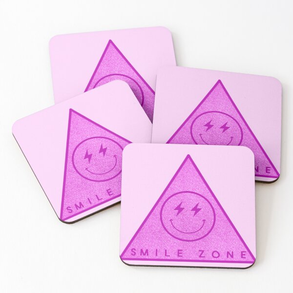 Item preview, preppy glittery pink 'smile zone'  designed and sold by elizabethpivec.