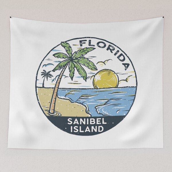Item preview, Sanibel Island Florida Vintage designed and sold by KrisSidDesigns.