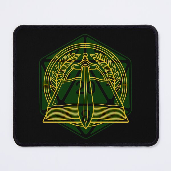 Item preview, Dungeons and Dragons Dice D20 Sword Spell Book 20 Sided Design designed and sold by Candlewood Museum & Gift Shoppe.