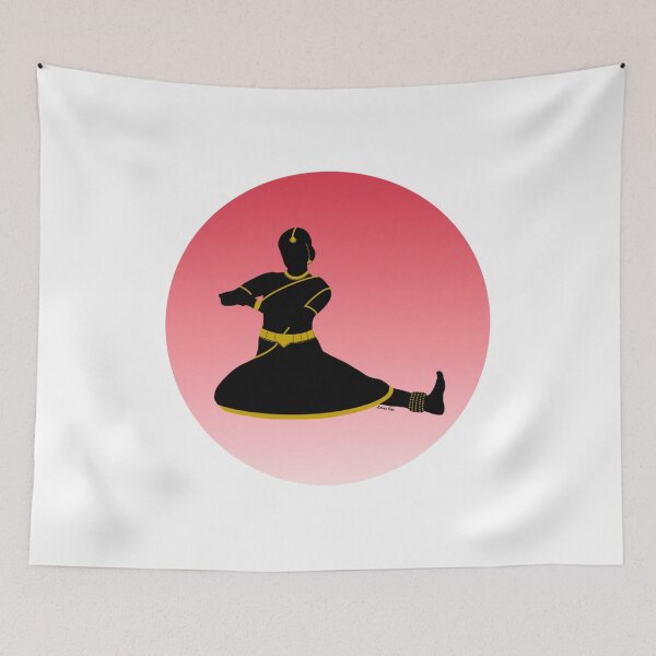 Item preview, Classical Indian Dance Portrait designed and sold by Saryu Art and Design.