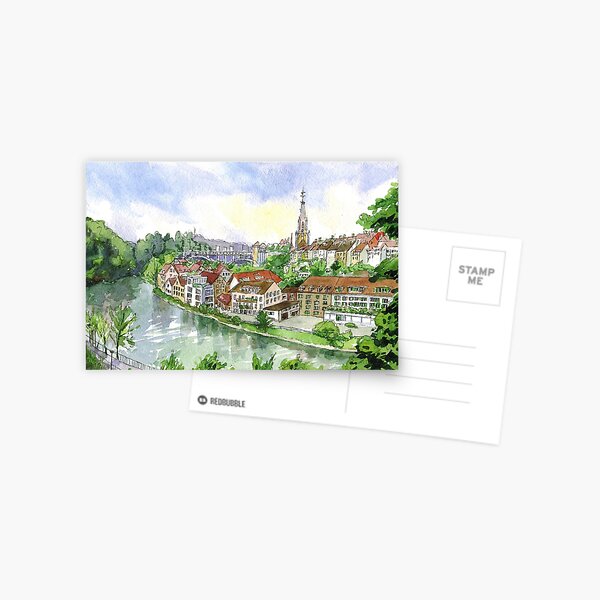 Item preview, Bern cityscape. Switzerland designed and sold by Colibri77.