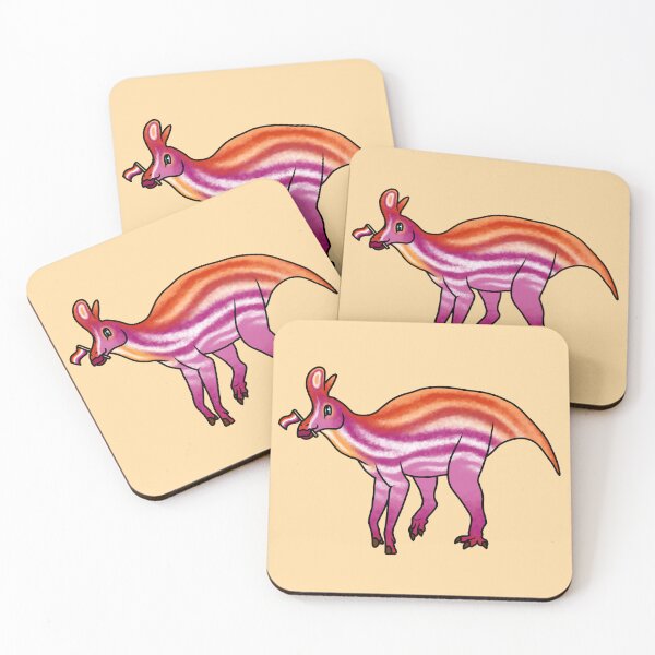 Item preview, LESBIosaurus Prideosaur - Pride Month Gender Fluid Flag Dinosaur designed and sold by saradrawspaleo.