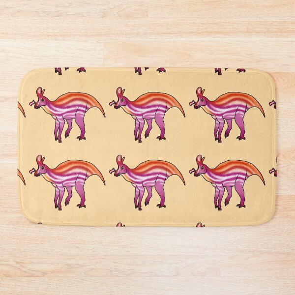 Item preview, LESBIosaurus Prideosaur - Pride Month Gender Fluid Flag Dinosaur designed and sold by saradrawspaleo.