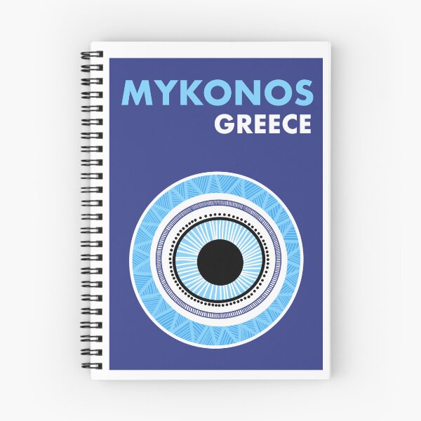 Item preview, preppy MYKONOS Greece art  designed and sold by elizabethpivec.