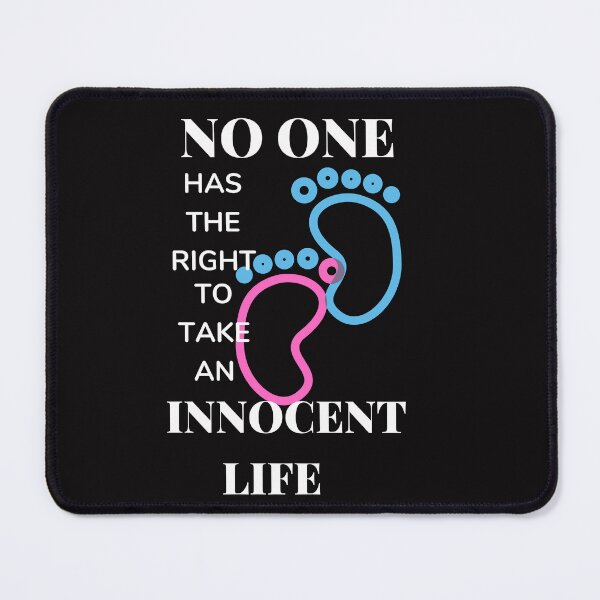 Item preview, No One Has The Right Pro Life T-shirt designed and sold by ChristCentered.
