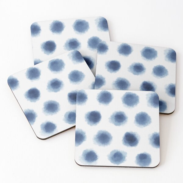 Item preview, Blue watercolor spots pattern. Polka dot pattern. designed and sold by helga-wigandt.