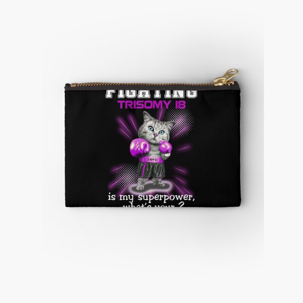 Item preview, Funny Cat Fighting Trisomy 18 Is My Superpower What's Your designed and sold by Kohend.