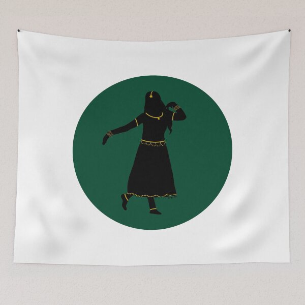 Item preview, Classical Indian Dance Portrait designed and sold by Saryu Art and Design.
