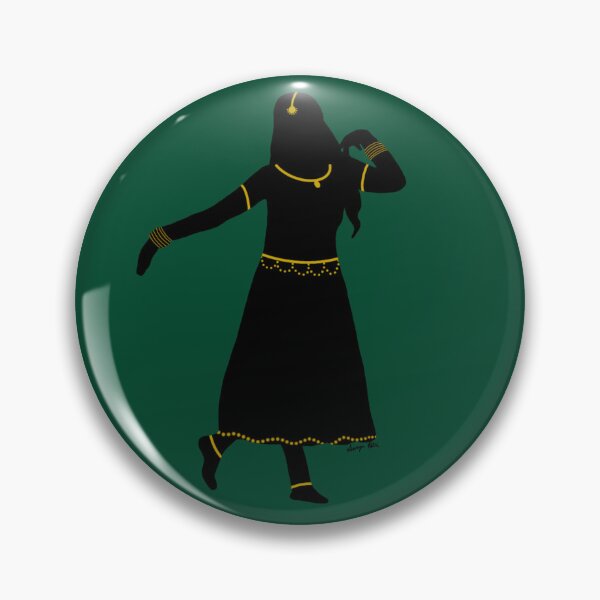Item preview, Classical Indian Dance Portrait designed and sold by Saryu Art and Design.