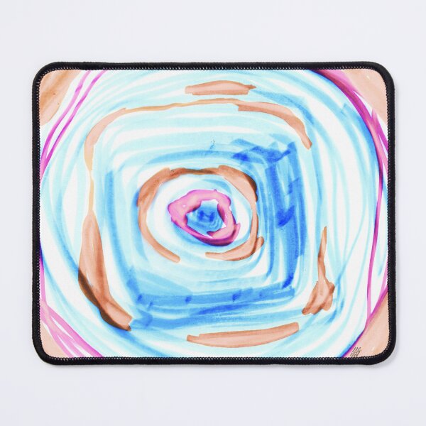 Item preview, Abstract Labyrinth in Orange and Blue. designed and sold by FanitsaArt.