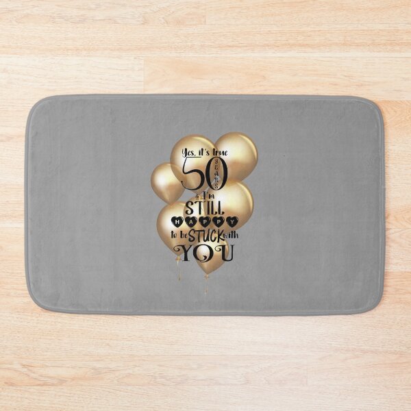 Item preview, 50th Anniversary “Still Happy to Be Stuck With YOU” designed and sold by PawsitiveMum.