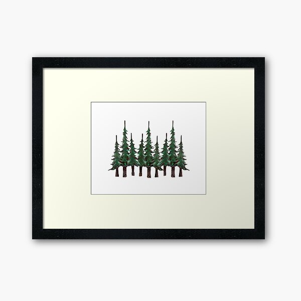 The Evergreens Framed Art Print